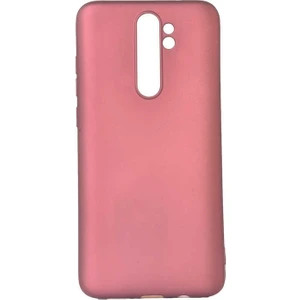 Tekno Grup Xiaomi Redmi Note 8 Pro Kılıf Mat Premium Silikon Kılıf - Bordo + Cam Ekran Koruyucu