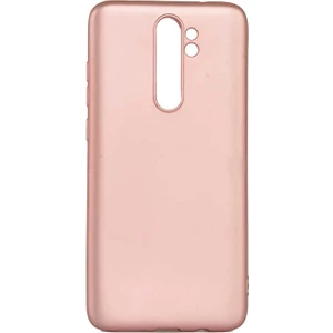 Tekno Grup Xiaomi Redmi Note 8 Pro Kılıf Mat Premium Silikon Kılıf - Rose + Cam Ekran Koruyucu