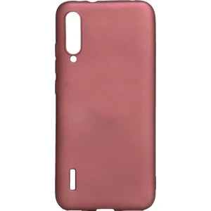 Tekno Grup Xiaomi Mi A3 Kılıf Mat Premium Silikon Kılıf - Bordo + Cam Ekran Koruyucu