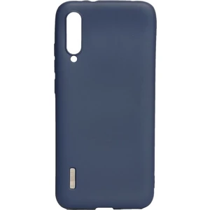 Tekno Grup Xiaomi Mi A3 Kılıf Mat Premium Silikon Kılıf - Lacivert + Cam Ekran Koruyucu