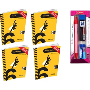 Hız Yayınları 6. Sınıf 4'lü Soru Bankası Seti T-M-F-S