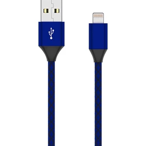AL-31169 Apple iPhone Uyumlu Hızlı Halat USB Şarj Kablosu - Mavi