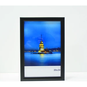 Hediyelik Çerçeve Dekorasyon Kişiye Özel Resim Çerçevesi Mdf-Baskı-Ev-Ofis-Okul-Doğumgünü-20x30 Çerçeve Siyah