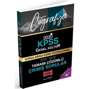 Yargı Yayınevi 2020 KPSS Coğrafya Konularına Göre Düzenlenmiş Tamamı Çözümlü Çıkmış Sorular