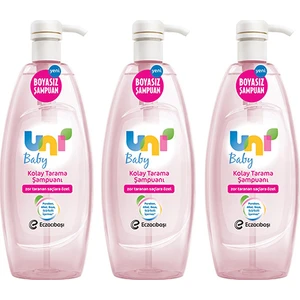 Uni Baby Kolay Tarama Bebek Şampuanı 700 ml 3'lü Paket