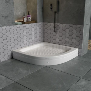 Dbbanyo Oval Duş Teknesi Panelli 80*80*15 cm