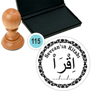 Baskı Life Kişiye Özel Kitap Damgası Kitap Mührü Kaşe Kitap Mühür Özel Damga 115