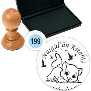 Baskı Life Kişiye Özel Kitap Damgası Kitap Mührü Kaşe Kitap Mühür Özel Damga 199