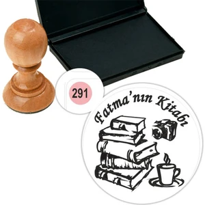 Baskı Life Kişiye Özel Kitap Damgası Kitap Mührü Kaşe Kitap Mühür Özel Damga 291