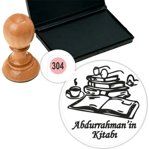 Baskı Life Kişiye Özel Kitap Damgası Kitap Mührü Kaşe Kitap Mühür Özel Damga 304