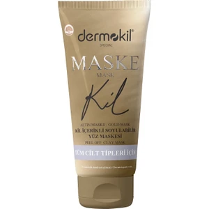 Soyulabilir Kil İçerikli Gold Yüz Maskesi 75 ml
