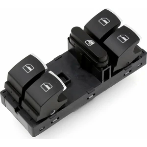 Volkswagen Golf 5 2005-2009 Cam Açma Düğmesi Kromlu