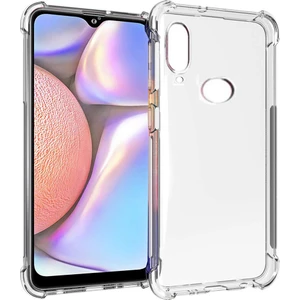 Case 4U Samsung Galaxy A10S Darbe Emici Silikon Kılıf Şeffaf