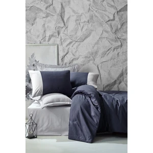 Cotton Box Plain Ranforce Çift Kişilik Nevresim Takimi Lacivert Gri