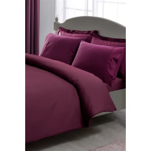 Premium Basic King Size Pamuk Saten Nevresim Takımı Mürdüm