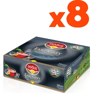 Earl Grey 100'lü Poşet Çay 8'li Set