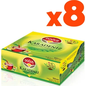 Karadeniz Poşet Çay 100'lü 8'li Set