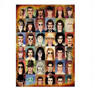 Ahşap Tablo Johnny Depp