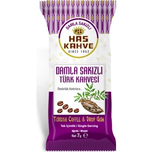 Has Kahve Tek İçimlik Damla Sakızlı Türk Kahvesi 12'li 7 gr