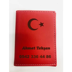 Kişiye Özel Isimli Ruhsat Kılıfı- CTY06