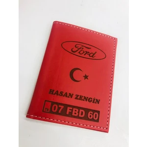 Tamamen Size Özel Dikişli Deri Ruhsat Kabı- CTY09