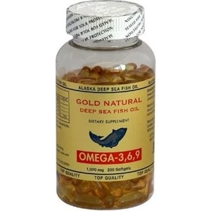 Gold Natural Omega 3-6-9 Balık Yağı 1000MG 200 Softgels