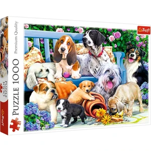Puzzle Dog In The Garden 1000 Parça Puzzle