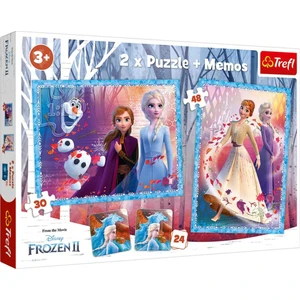 Puzzle Frozen 2 A Mysterious Land 2 In 1 Puzzle (30+48 Parça)