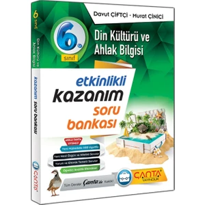 Çanta Yayınları 6. Sınıf Din Kültürü ve Ahlak Bilgisi Etkinlikli Kazanım Soru Bankası