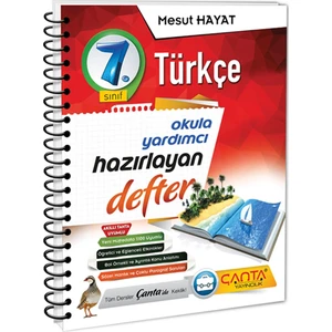 Çanta Yayınları 7. Sınıf Türkçe Hazırlayan Defter