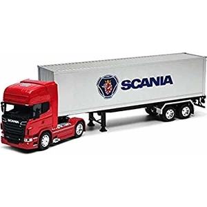 Metal Scania V8 R730 Dorseli Tır 1-32 Ölçek 55 Cm