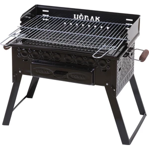 502 Çift Izgaralı Köz Çekmeceli Emaye Katlanır Mangal