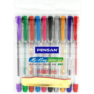 10 Renk Simli Gel Set