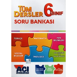 Açı Yayınları 6. Sınıf Tüm Dersler Soru Bankası