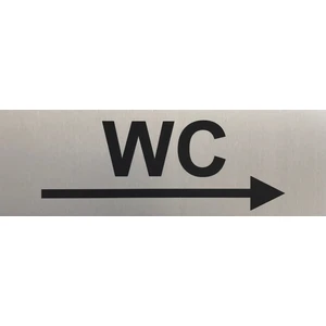 Se -Dizayn Wc Tuvalet Tabelası Kapı Yönlendirme Levhası 15 CM X 5 CM
