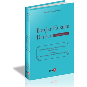 Borçlar Hukuku Dersleri Özel Hükümler