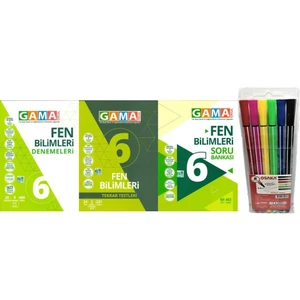 Gama Yayınları 6. Sınıf Fen Bilimleri 3'lü Set