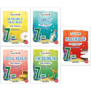 Okyanus Yayınları 7. Sınıf Classmate Tüm Dersler Soru Bankası 5 Kitap