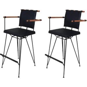 Pikare Mobilya Penyez Bar Sandalye 2'li