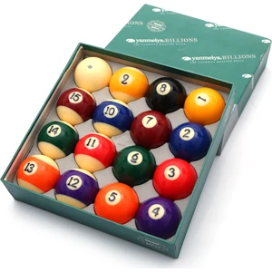 Yanmeiya Tv Fenolik Reçine Profesyonel Amerikan Bilardo Top Seti 57.2 mm