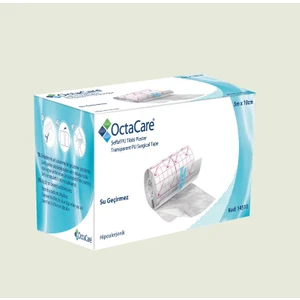 Octacare Şeffaf Su Su Geçirmez Tıbbi Flaster 10 cm x5 m