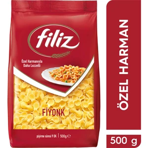 Fiyonk Makarna 500 gr Türk Menşeli Özenle Seçilmiş Durum Buğdayından