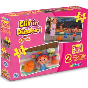 TRT Çocuk Elif'in Düşleri 2 In 1 Puzzle