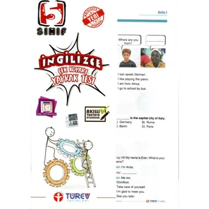 Türev Yayınları 5. Sınıf Ingilizce Çek-Kopar Yaprak Test