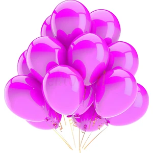 Metalik Pembe Latex Balon (50 Adet)