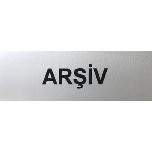 Se -Dizayn Arşiv Tabelası Kapı Ve Duvar Yönlendirme Levhası 15 CM X 5 CM