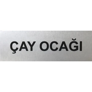 Se -Dizayn Çay Ocağı Tabelası Kapı Yönlendirme Levhası 15cm X 5 cm