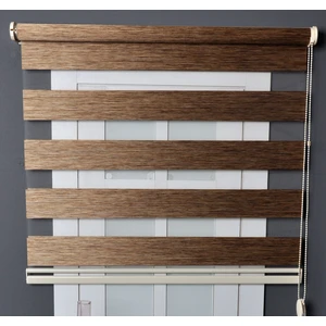 Aniper Zebra Perde Kahve Bamboo 80x200 cm