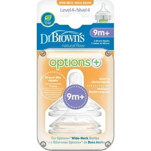 Dr Brown's Options Yeni Geniş Ağız Biberon Emziği 9M+ 2020
