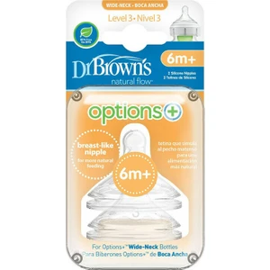 Dr Brown's Options Yeni Geniş Ağız Biberon Emziği 6M+ 2020